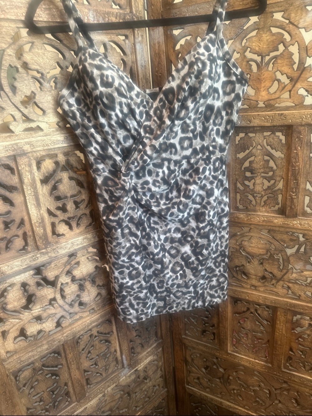 Miraclesuit Leopard Print One-Piece Swimsuit in Black and Brown